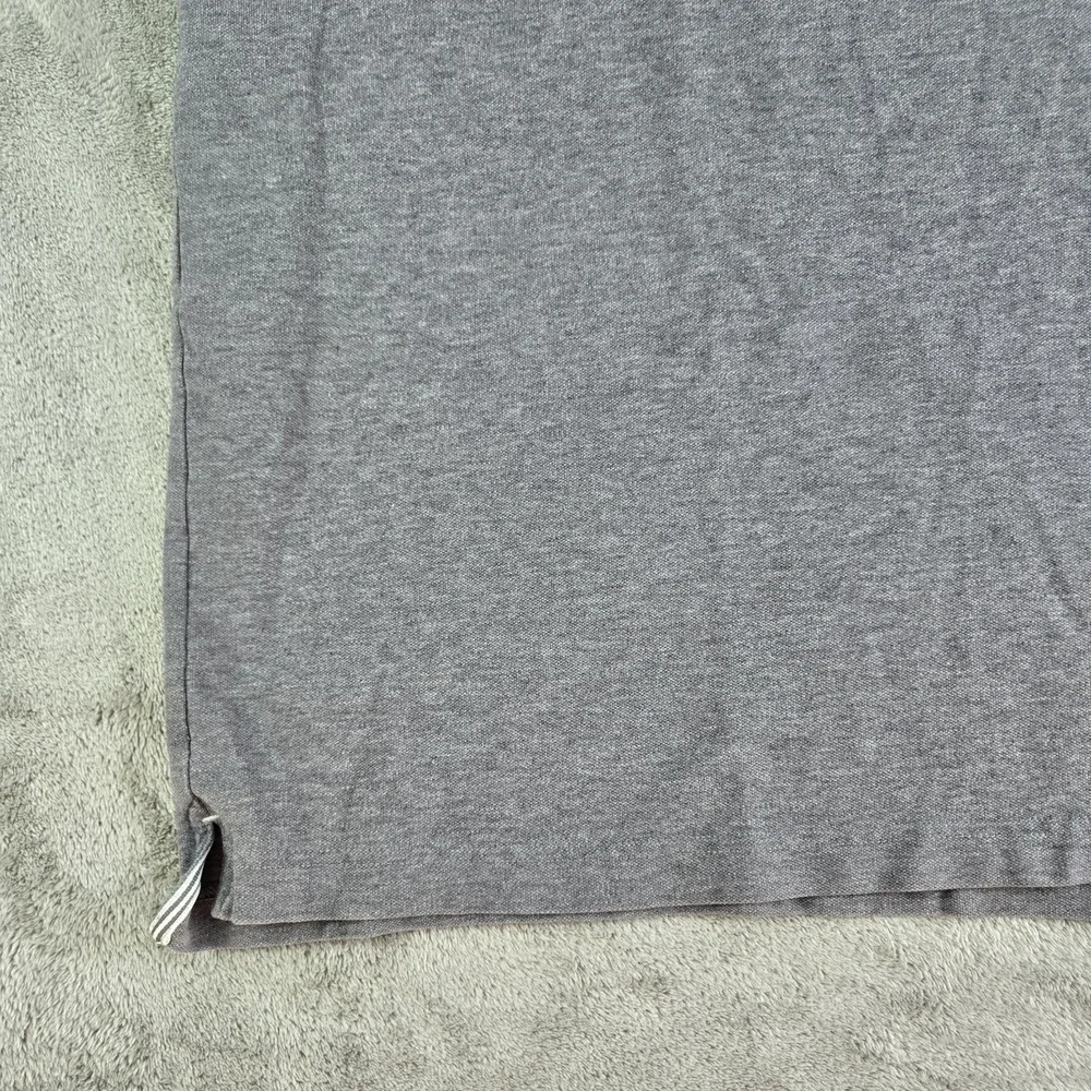 Banana Republic Polo Shirt Mens XL Gray Standard Fit Short Sleeve Casual Rugby
